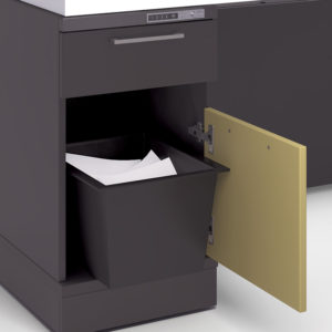 Pedestal with Recycling Bin Pedestal with Recycling Bin