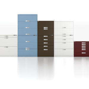 Metal Storage with Many Heights and Drawer Arrangements Metal Storage with Many Heights and Drawer Arrangements