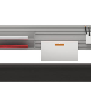 Accessory Bar with Metal Storage Accessory Bar with Metal Storage