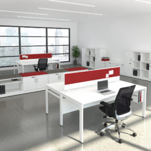 TakeOff Workstations with Tackboard Privacy Screens TakeOff Workstations with Tackboard Privacy Screens